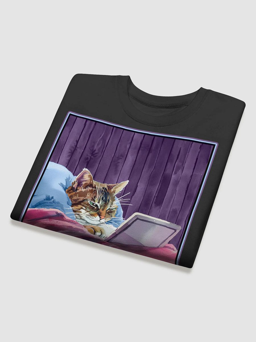 21st Century Digital Cat – Fun Feline Sweatshirt product image (36)