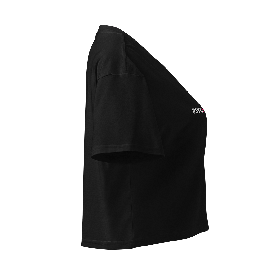PsycHOTic (EMBROIDERED) Women's Crop Top 1 product image (4)