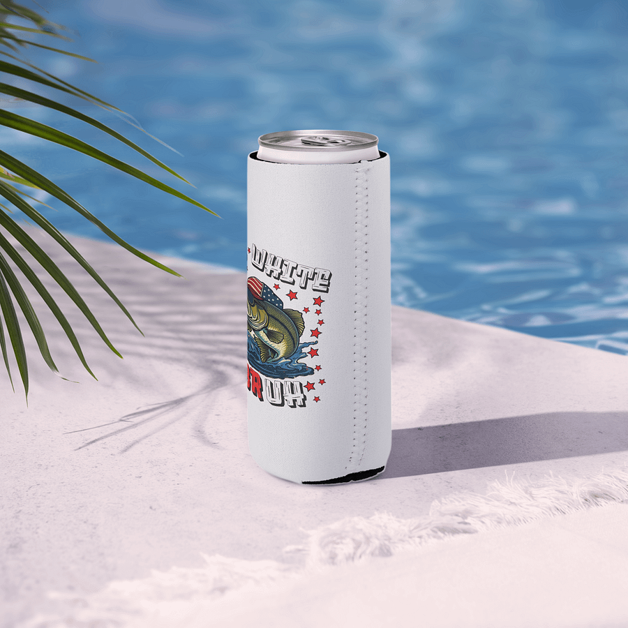 Red White And Bruh Cool Patriotic Can Cooler product image (6)