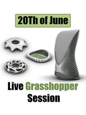 Live Grasshopper Session - 20 - 6 - 2025 - Sine Studio  _________________________________________  Link in Bio   Live link : https://youtube.com/live/3Oy7qwWVSLo  Date : 20 -6 - 2025  Time : 7:00 PM (GMT+3)  Duration : 1 Hour   _________________________________________  #rhino #architecturestudent #design #parametricdesign #architect #rendering #model #grasshopper3d #models #parametricarchitecture #architectureschool #architecturedesign #zahahadid