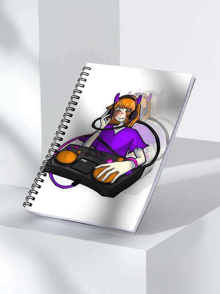 DJ Demon Girl Spiral Notebook product image (4)