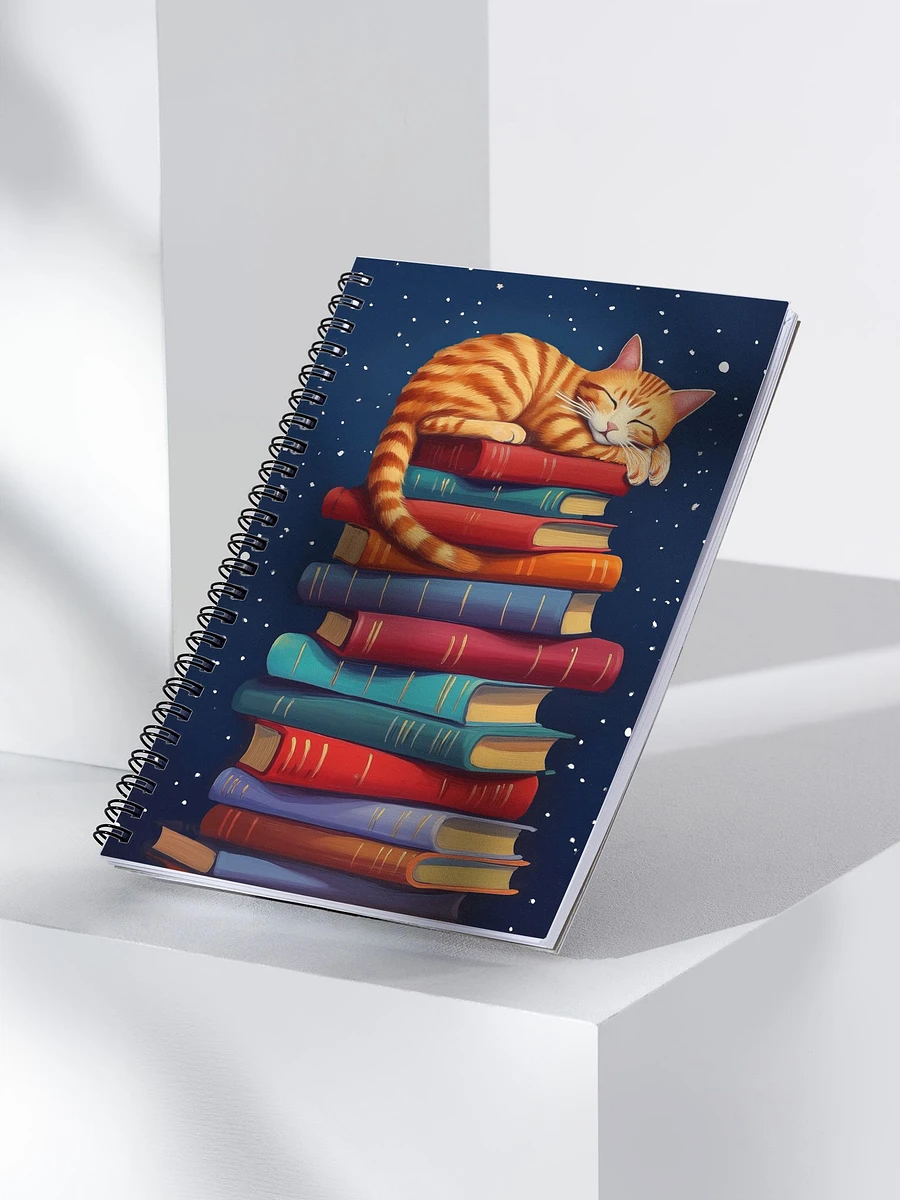 Things I Love - Cats & Books Spiral Notebook product image (3)