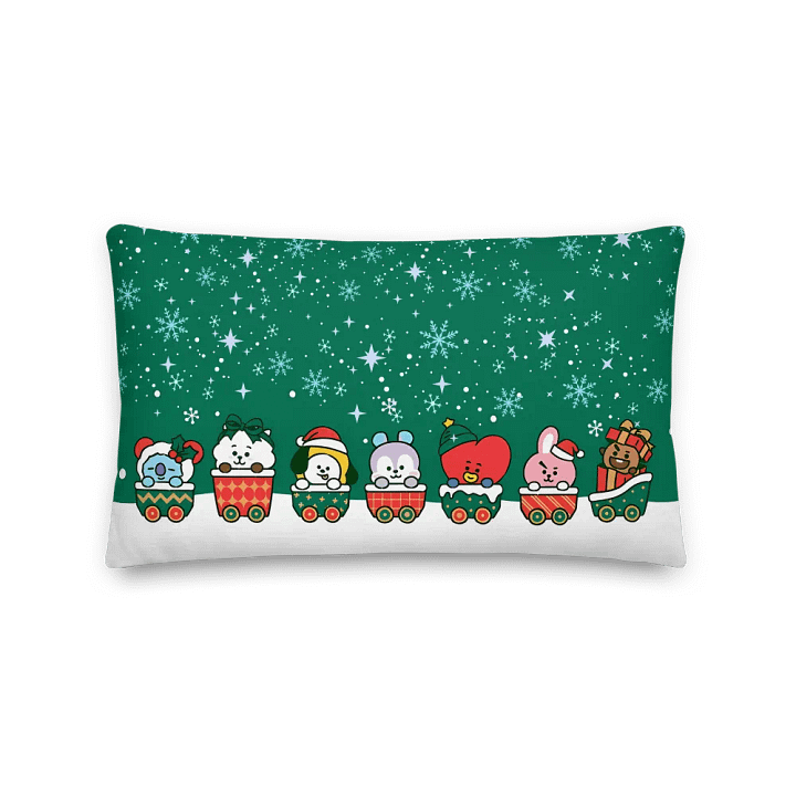 BT21 Holiday Express Premium Pillow product image (1)