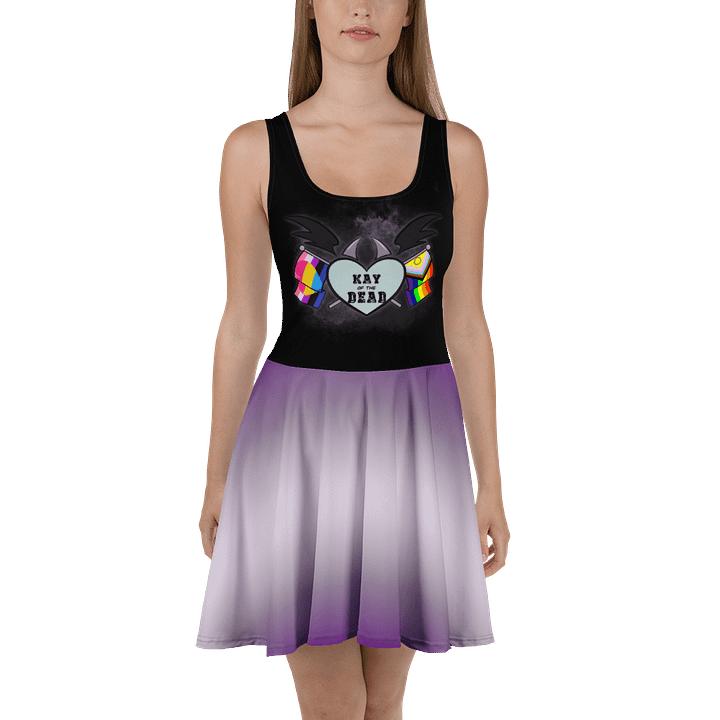 Kay_of_the_Dead Pride Logo Dress With Greysexual Pride Skirt product image (2)