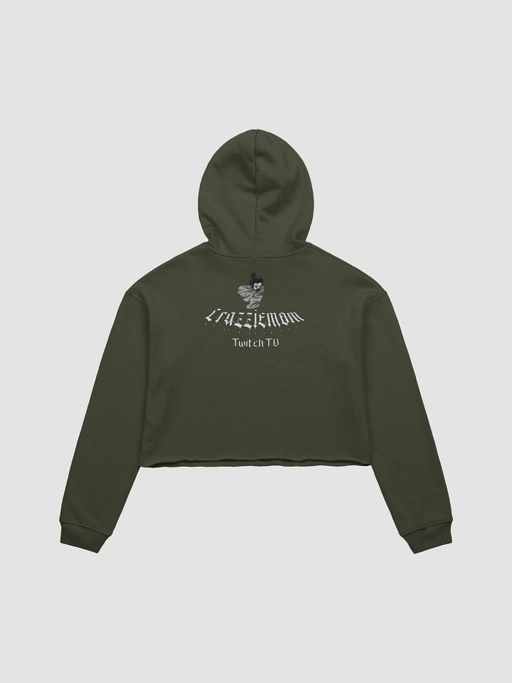 Crazzie Train Crop Hoodie Dark Edition product image (6)