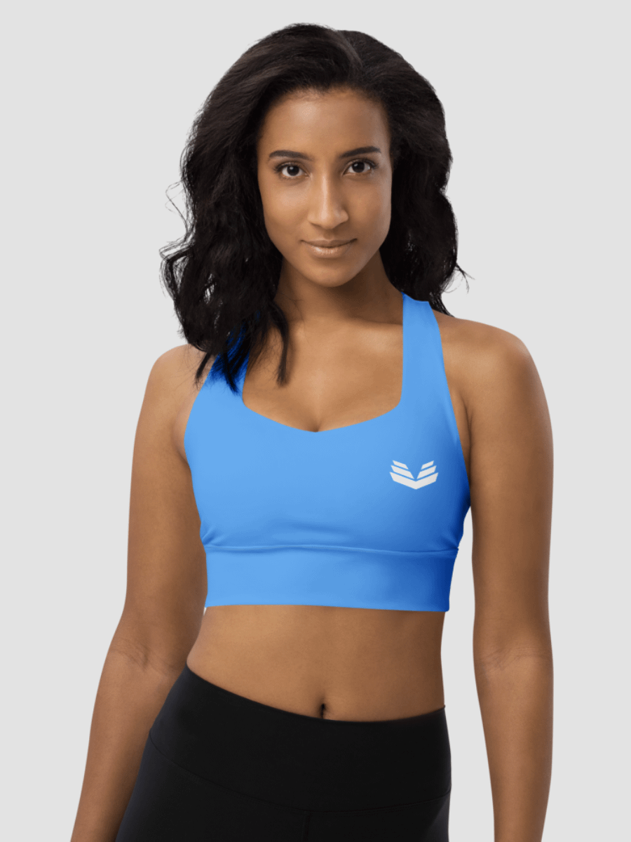 Longline Sports Bra - Blue Radiance product image (3)