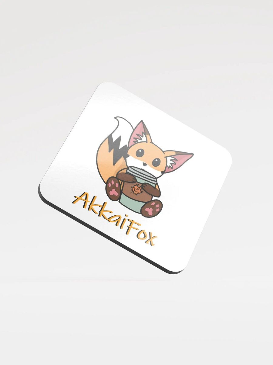 Fox Coffee Corked Coaster product image (1)