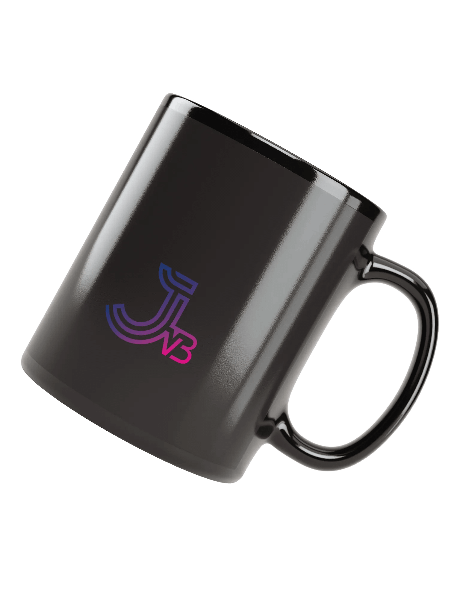 Gradient JVB Logo Black Glossy Mug product image (7)