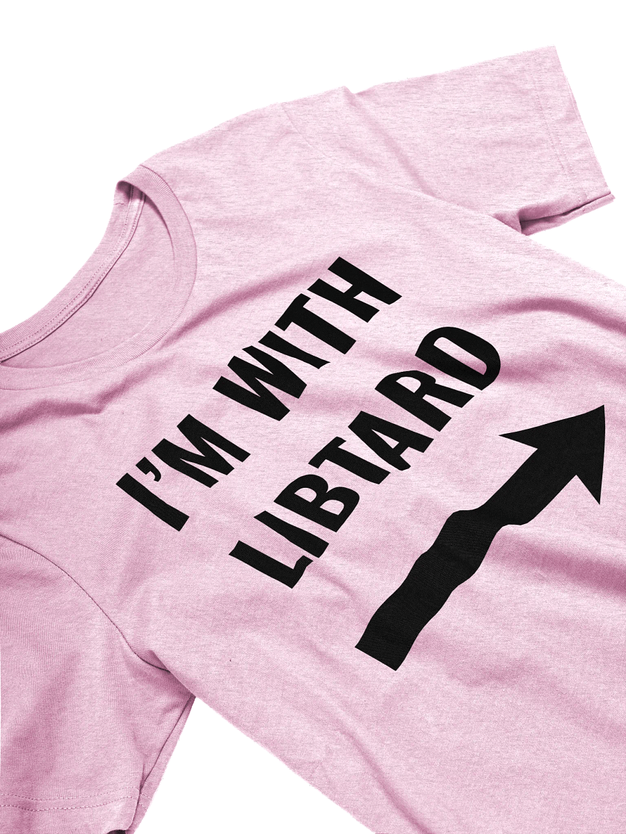 I'm with Libtard T-shirt (reverse arrow) product image (3)