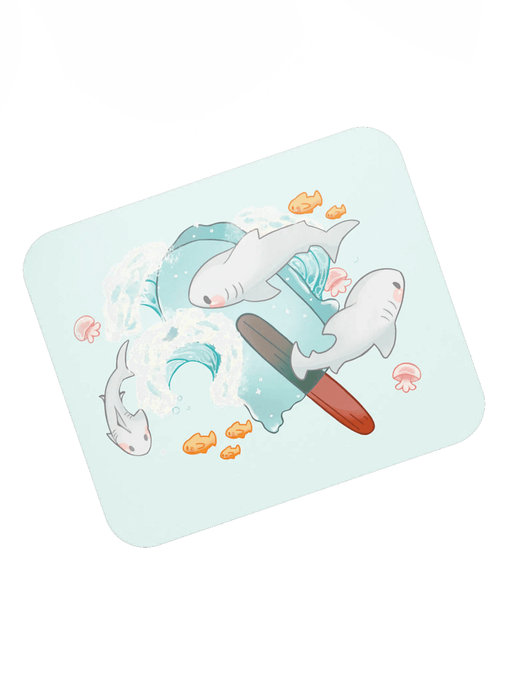 SHARKSICLE SWIRL MOUSE PAD product image (1)