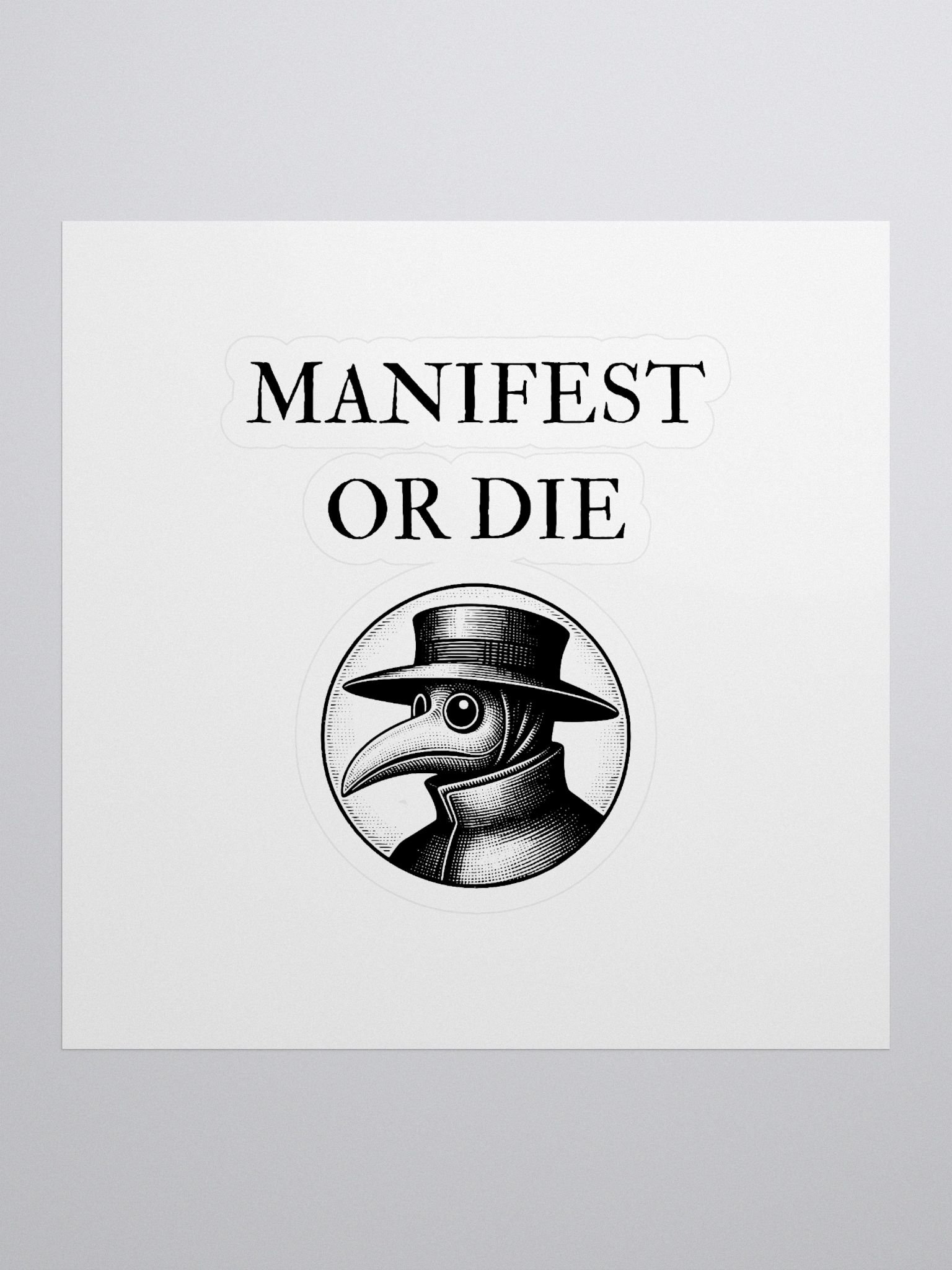 Manifest or Die Sticker product image (1)