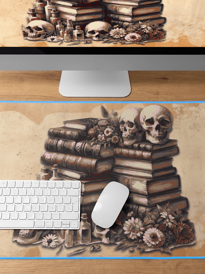 Gothic library Desk Mat product image (1)