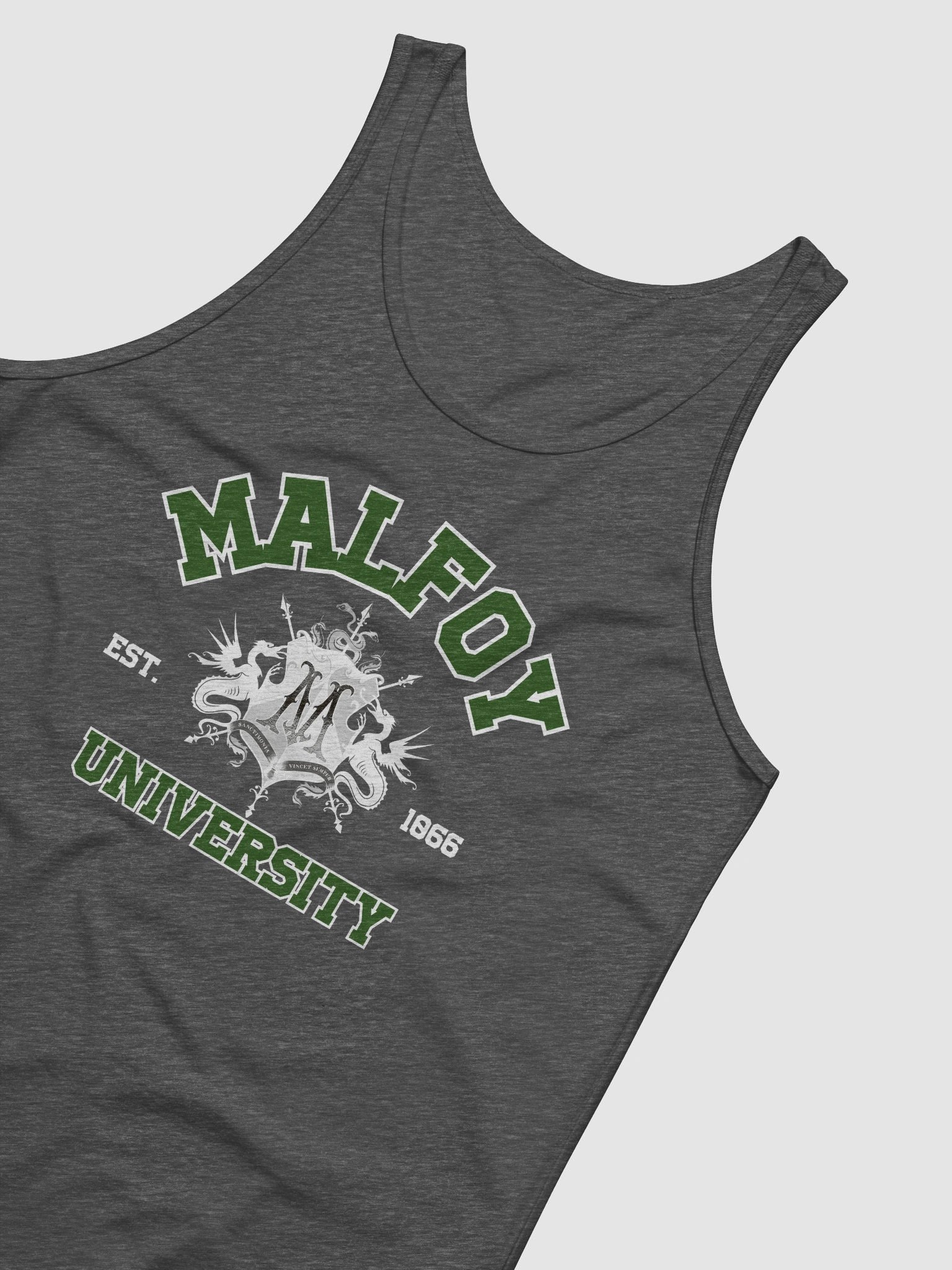 Malfoy University Vintage Varsity Tank Top product image (6)