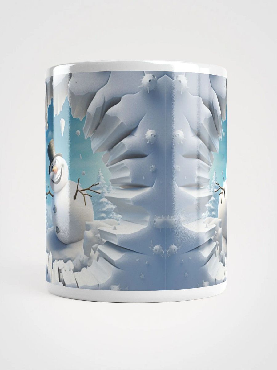 Snowman's Winter Wonderland 3D Christmas Mug - Double the Cheer! product image (14)