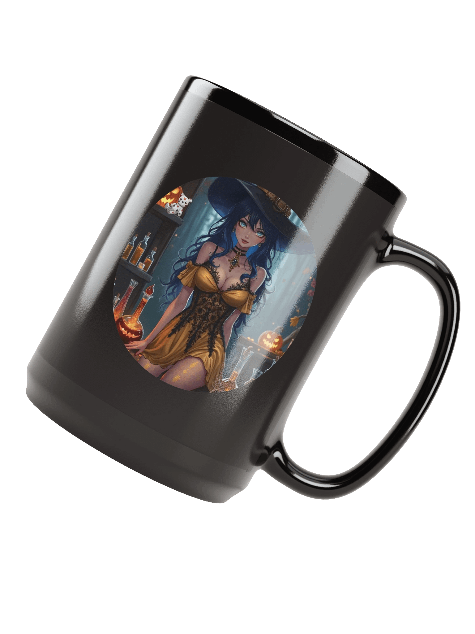 2025 Halloween Yellow Witch Mug product image (4)