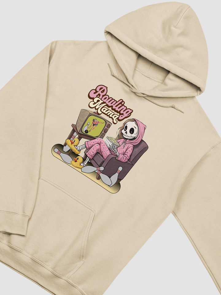 TV Bowling Mama Skeleton Chic Pink Hoodie product image (14)