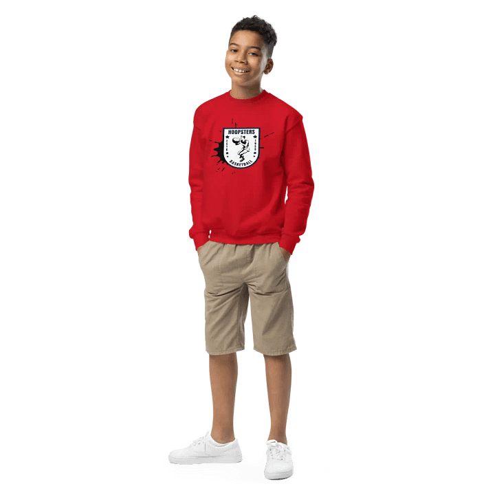 "Hoopsters Basketball" Vintaged-Inspired Youth Sweatshirt product image (13)