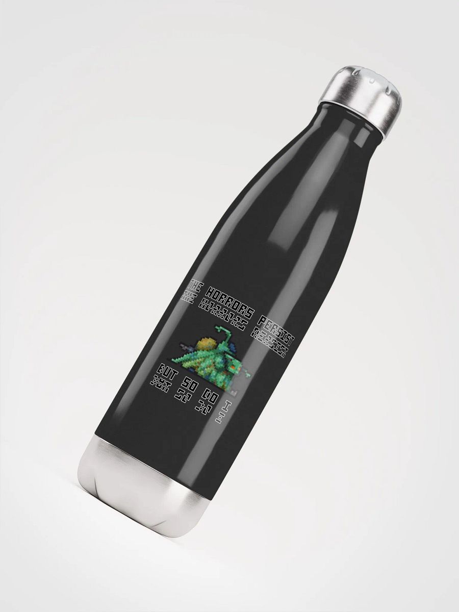 The Horrors Persist Steel Water Bottle product image (4)
