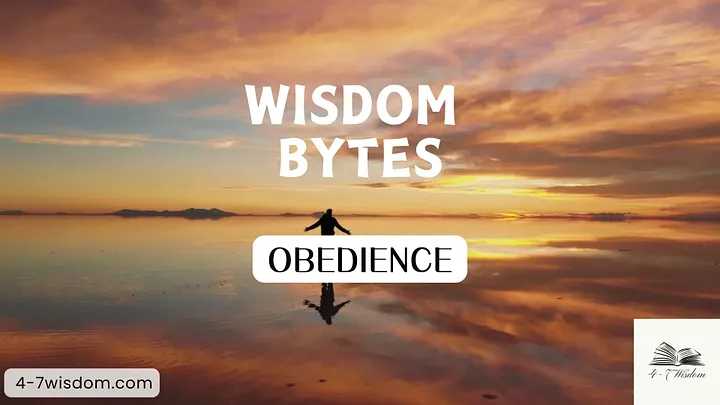 Wisdom Bytes: Obedience product image (1)