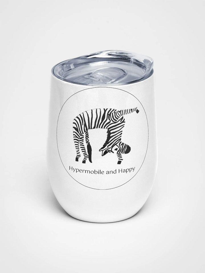 Stainless Steel Bendy Zebra Wine Tumbler product image (1)