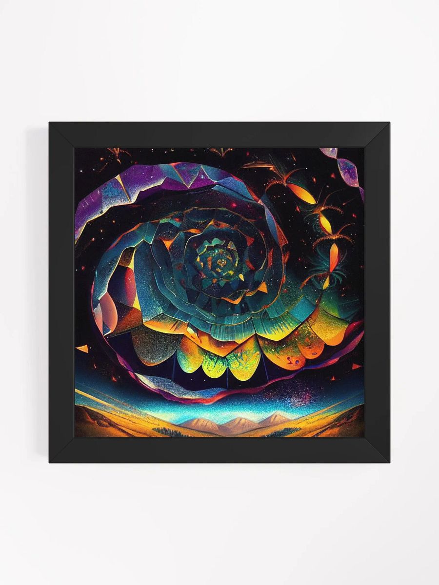 Vibrant Ayous Wood Framed Matte Poster product image (5)