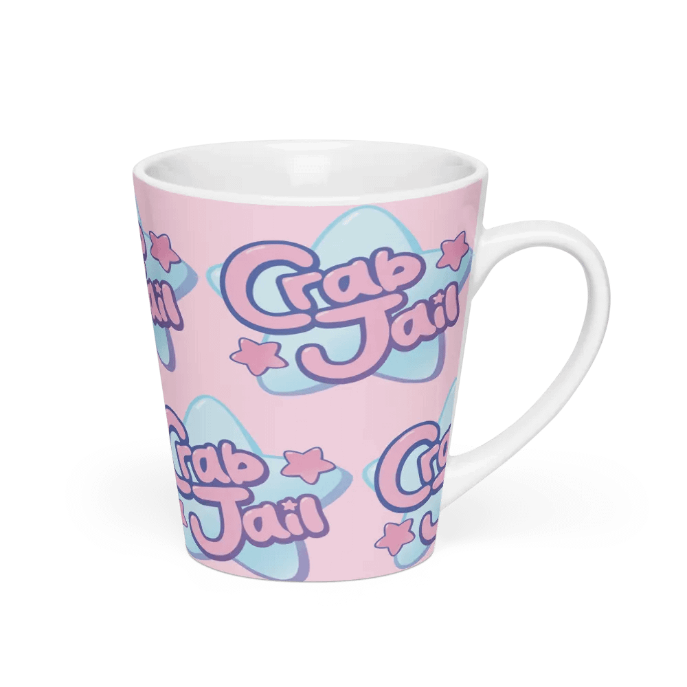 Crabjail Logo Latte Mug product image (2)