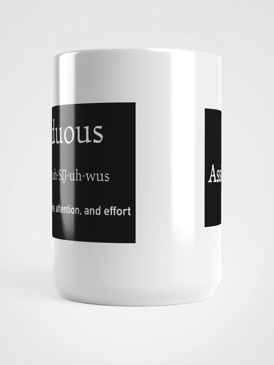 ASSIDUOUS ZA South African Flag White Glossy Mug product image (5)