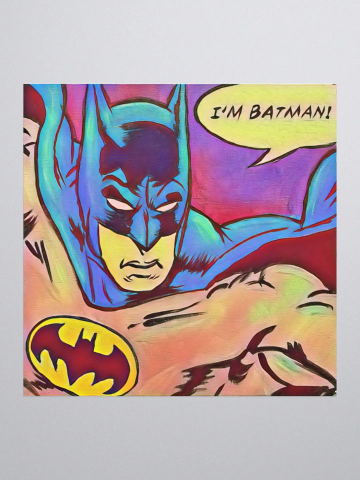 I'm Bat Guy Kiss Cut Stickers product image (2)