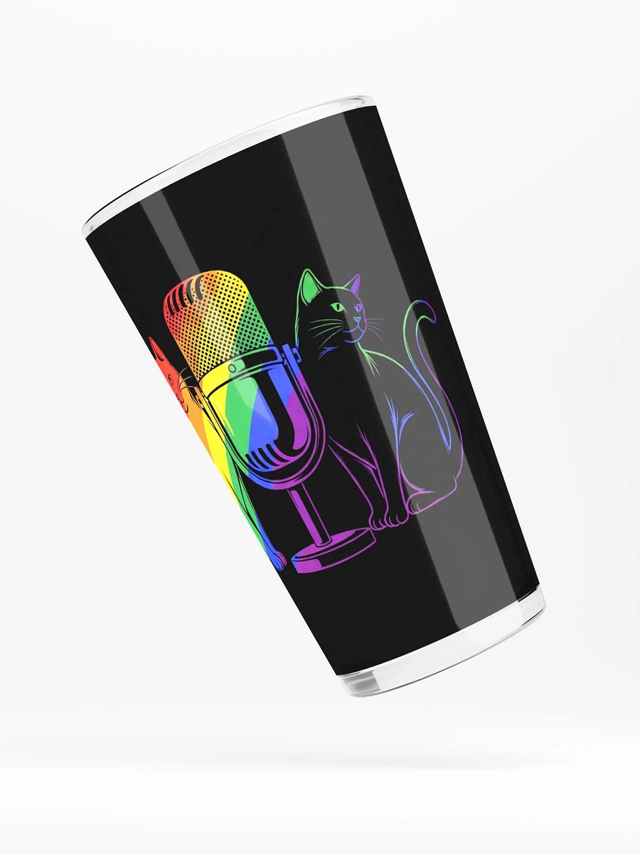 Pride 2025 Pint Glass - Black product image (6)