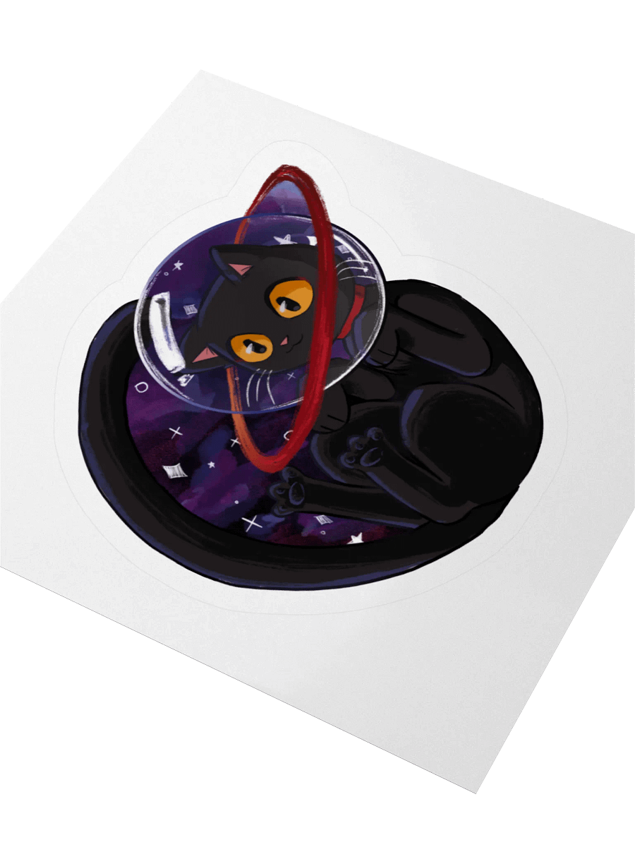 Sails Among the Stars: Lost in the Stars – Straw Cat Sticker product image (8)