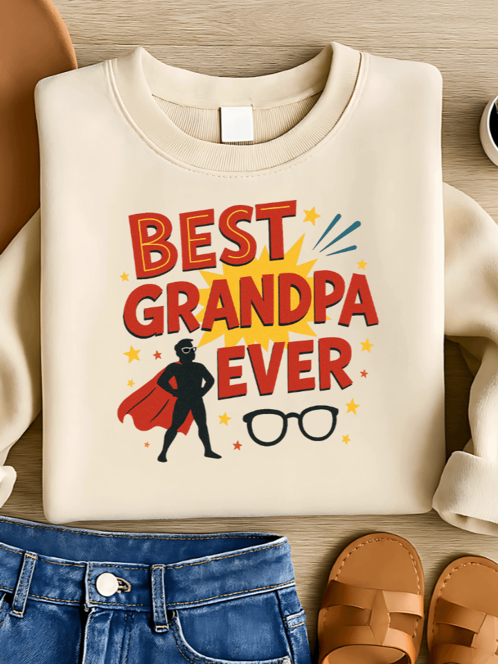 Best Grandpa Ever Clipart PNG – Charming Grandpa Illustration for Sublimation – Warm & Loving Design – 300 DPI Instant Digital Download product image (1)