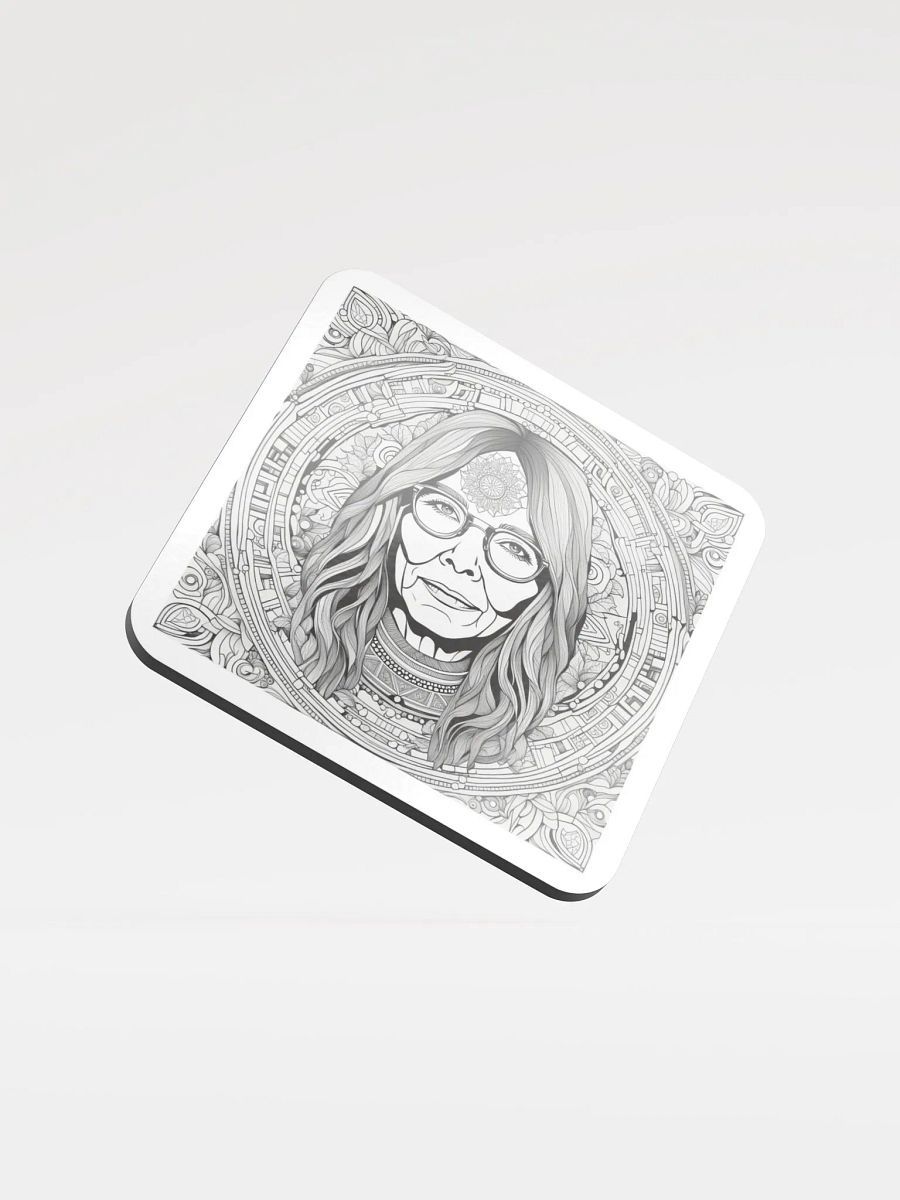 Ornate Mandala-Inspired Cork Coaster product image (1)