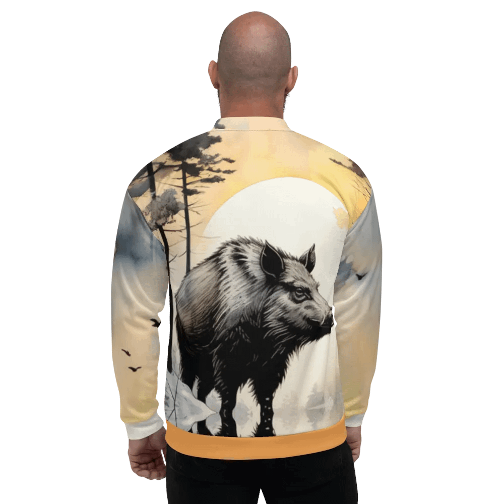 Wild Boar/ All-Over Print Bomber Jacket by Sublicolor 144 product image (2)