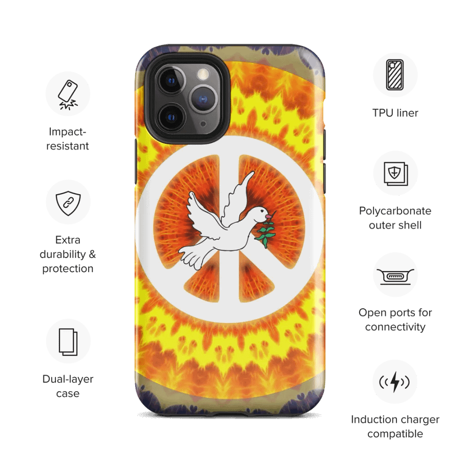 Hippie Phone Case u2013 Stylish Protection with a Peaceful Vibe product image (3)