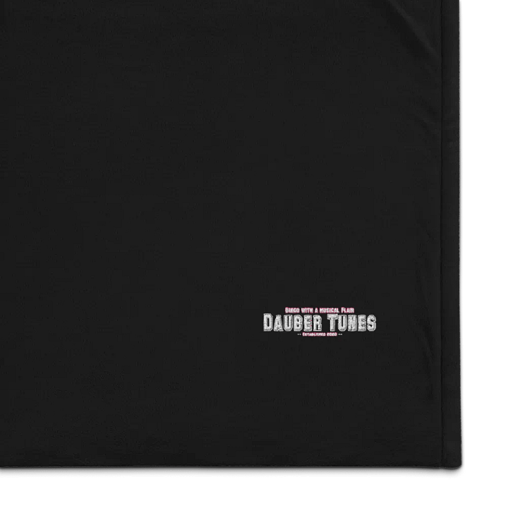 Dauber Tunes Embroidered Sherpa Blanket product image (2)