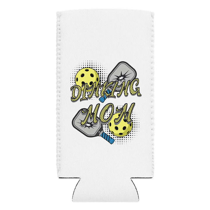 Dinking Mom Pickleball Can Cooler product image (1)