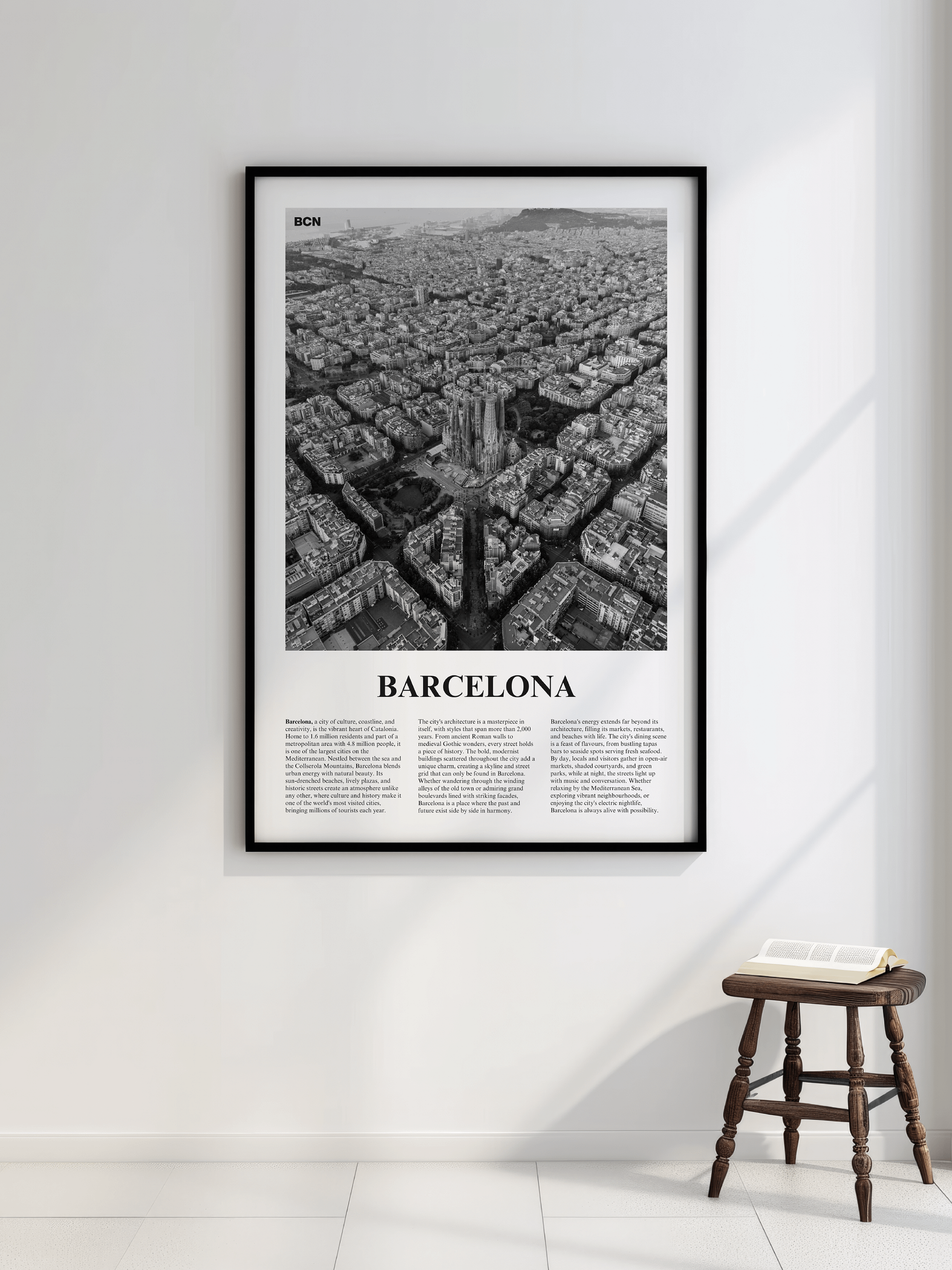 Barcelona 01 Newspaper Poster product image (2)