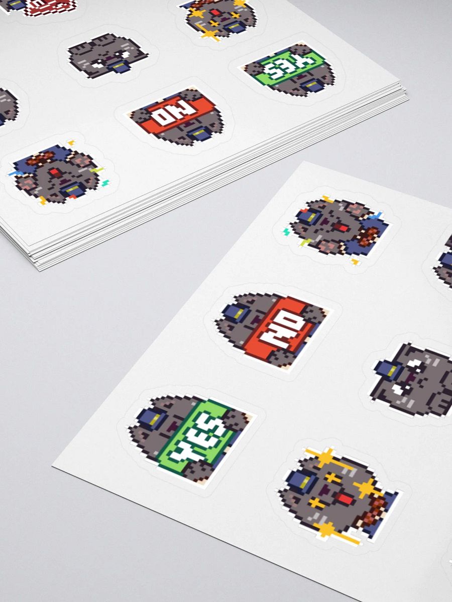 The Business Cat Emote Sticker Sheet #1 product image (11)