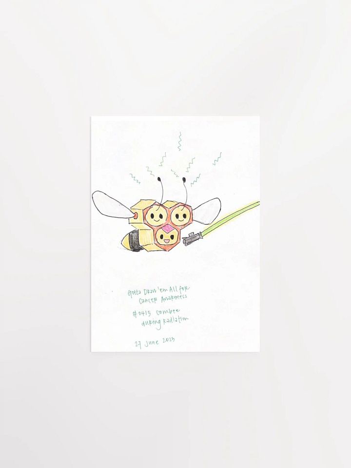 Honeycomb Monster wielding lightsabers for radiation therapy product image (1)