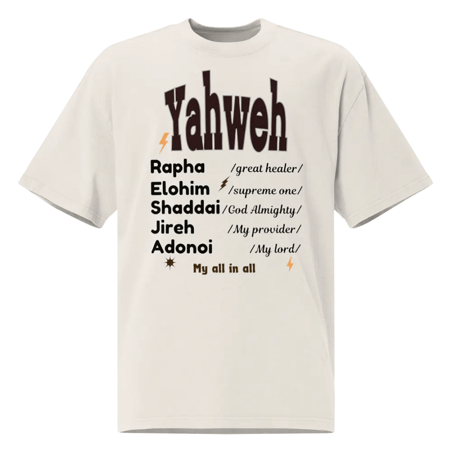 Yaweh Oversize T-Shirt product image (1)