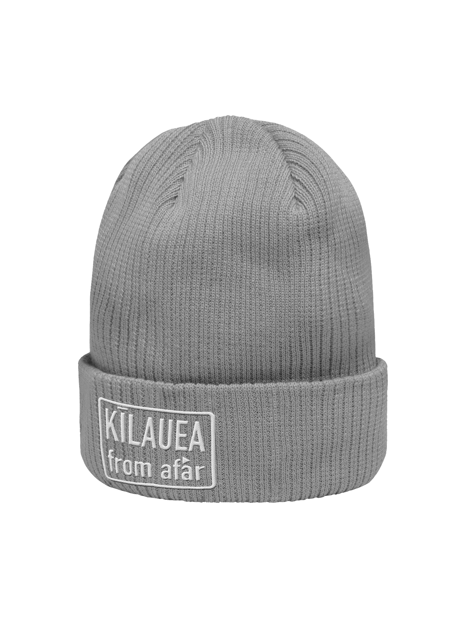 Kīlauea from afar. Organic Cotton Ribbed Beanie product image (8)