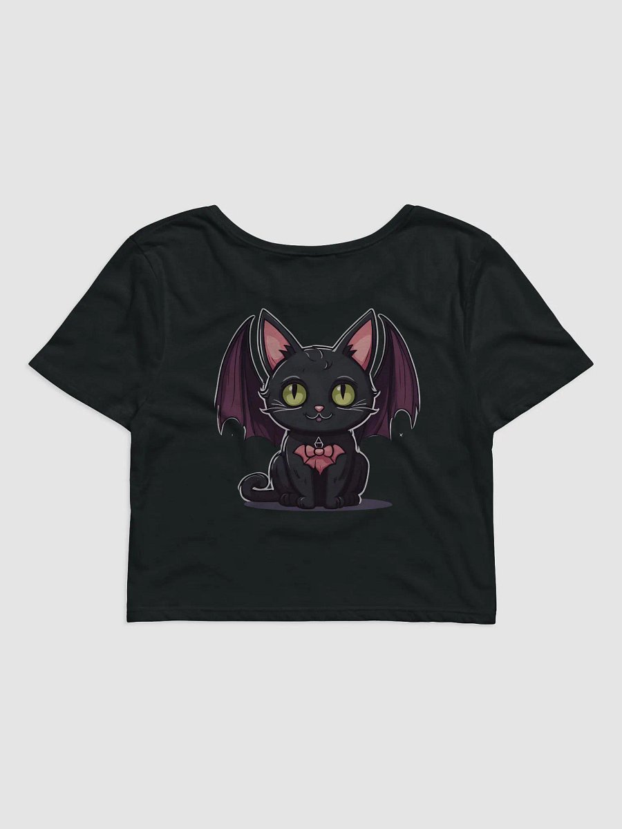 Dead Wicked Kawaii Bat Cat cropped T product image (2)