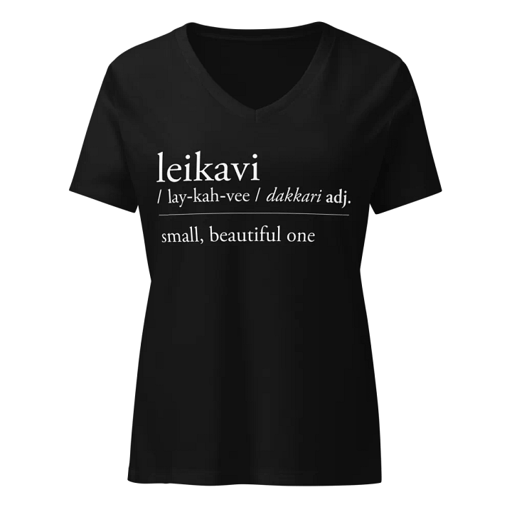 Leikavi Definition Bella+Canvas Women's Relaxed V-Neck T-Shirt product image (9)