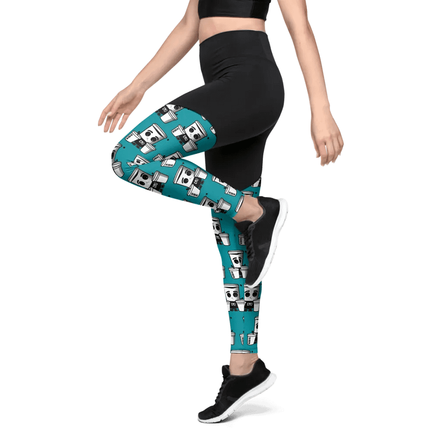 Whimsical EMO Cubes Compression Leggings product image (9)