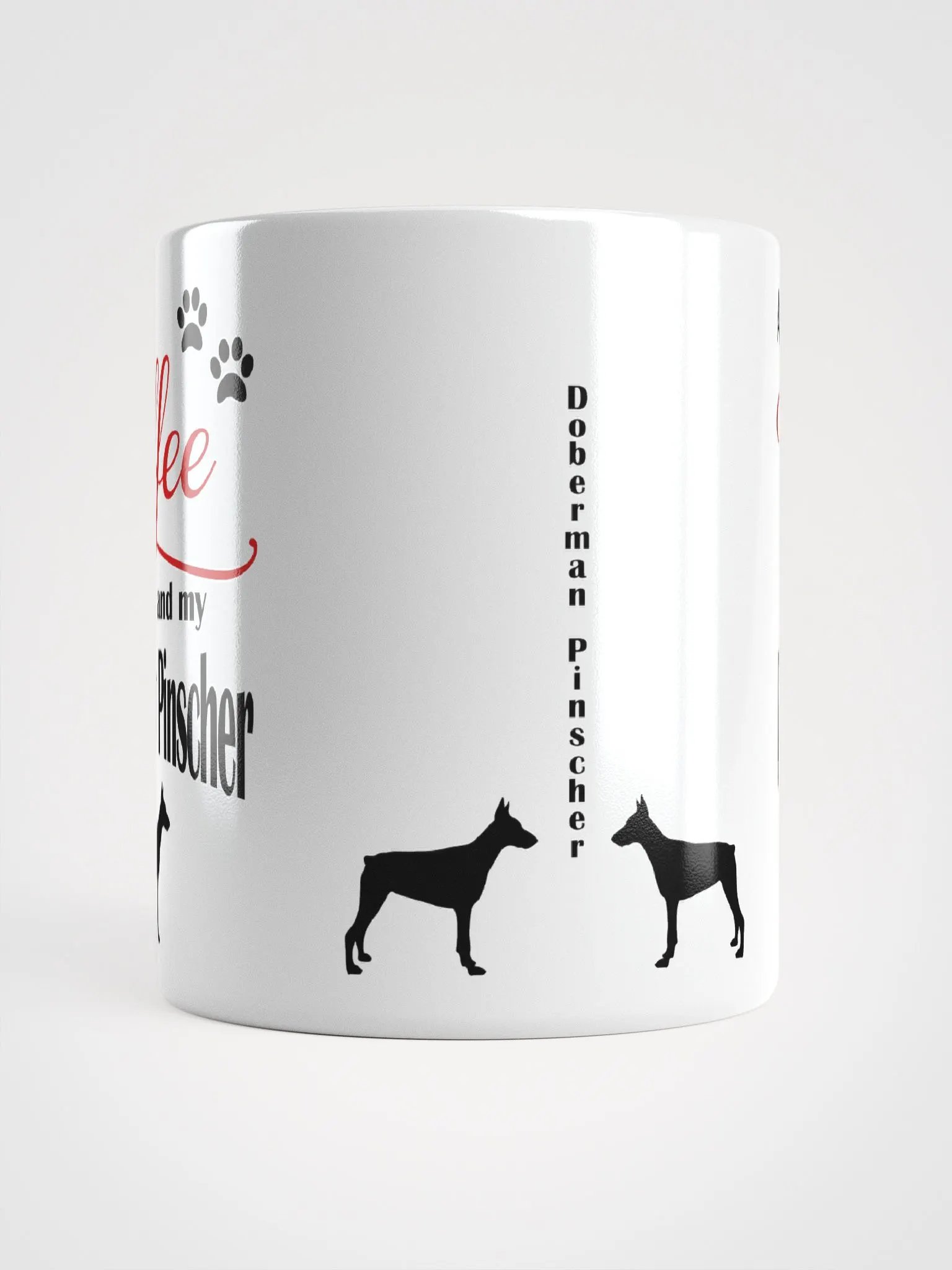 Coffee and my Doberman Pinscher Mug product image (5)