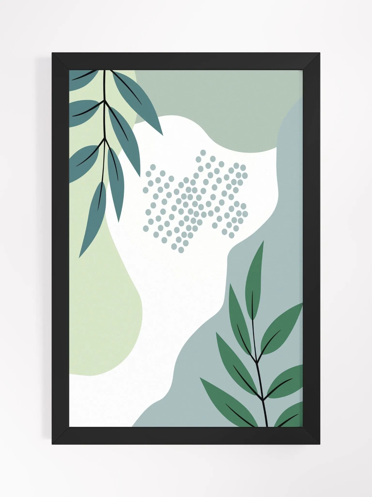 Whimsical Leafy Delight Framed Poster product image (3)