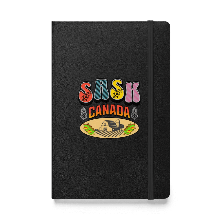 Sask Canada Farm Scene Hardcover Notebook product image (1)