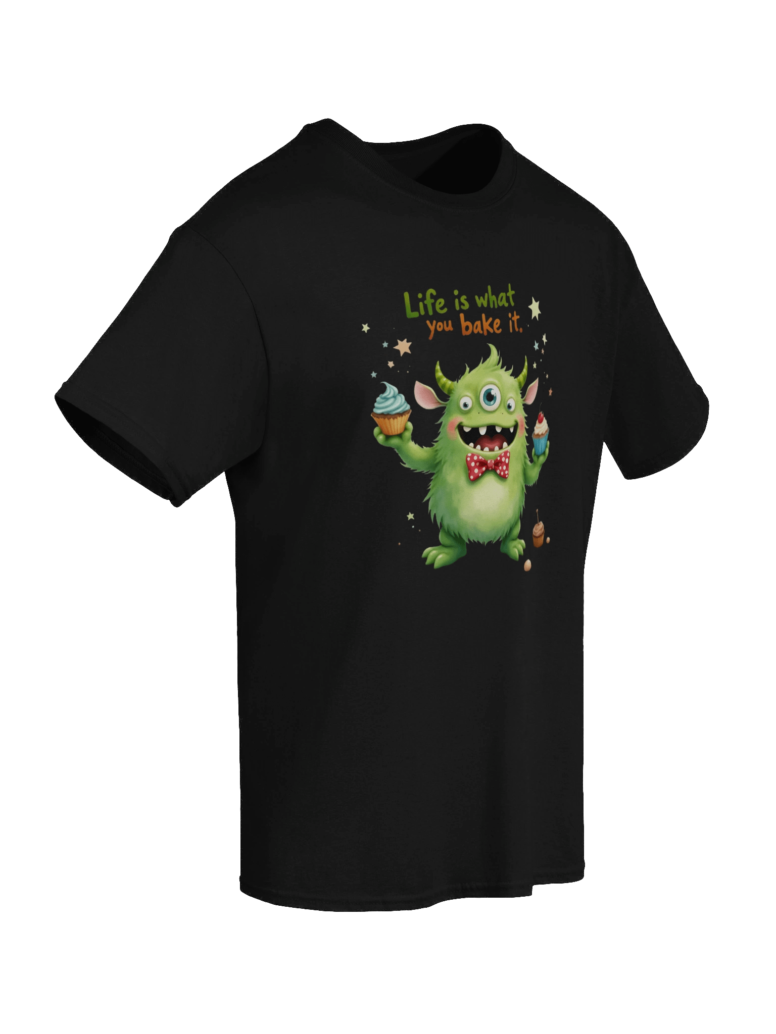 "Life is What You Bake It" Funny Baking Monster T-Shirt - Cute Baker Gift for Baking Lovers product image (6)