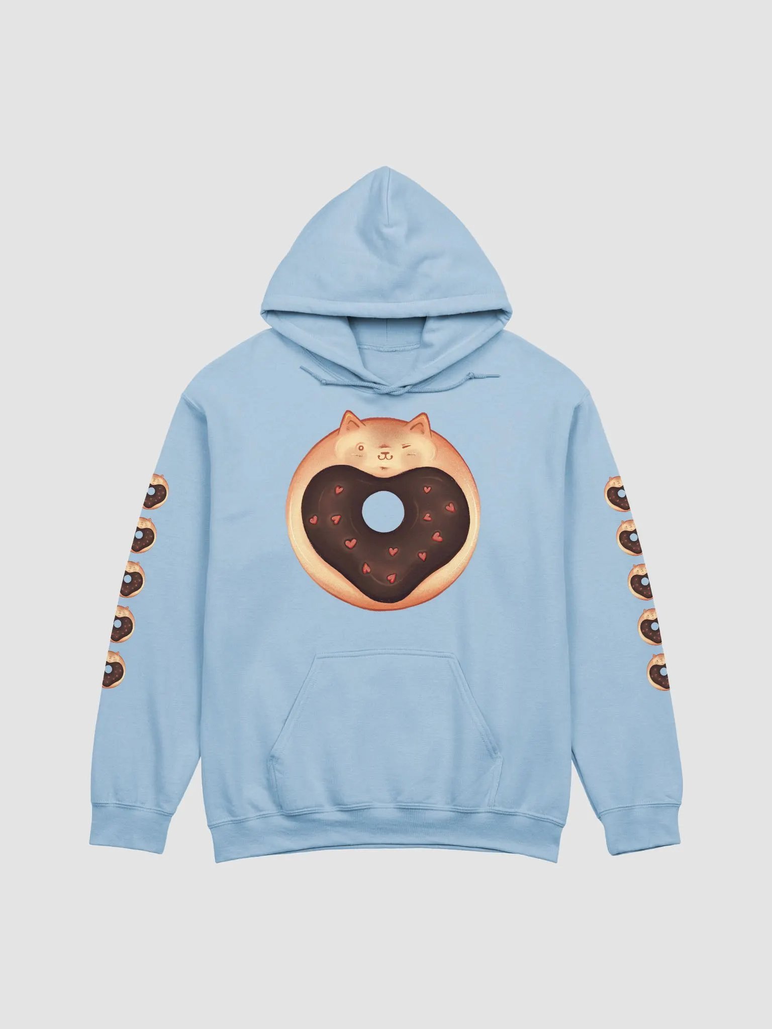 Donut Cat Hoodie (Extended Sizes) product image (2)