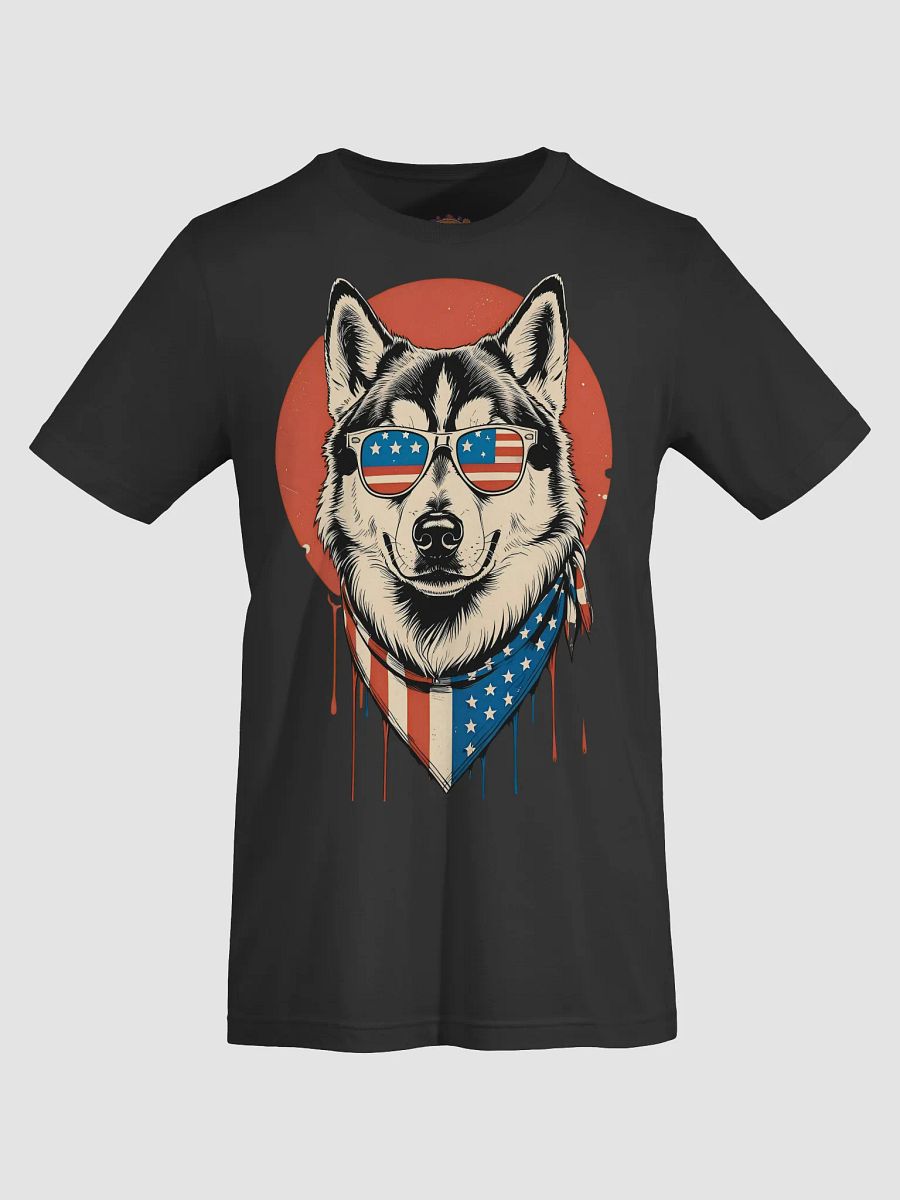 Patriotic Husky T-Shirt product image (4)